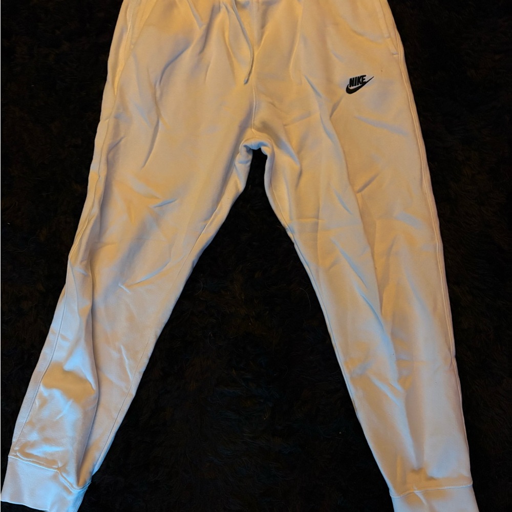 Nike Kids Classic White Sweatpants